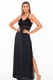 Camisola Longa de Liganete com Renda