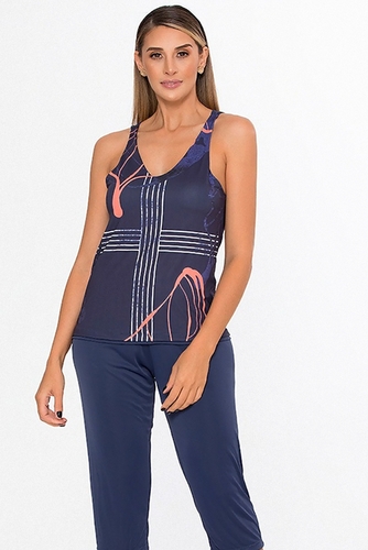 Pijama Feminino Corsário Regata
