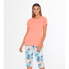 Pijama feminino corsário regata