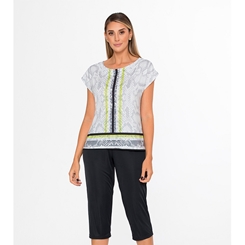 Pijama feminino bermuda e camiseta