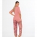 Pijama feminino calça e blusa de manga curta