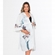 Robe Maternidade curto de cetim