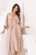 Robe midi com cetim premiun