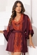 Robe curto em Cetim Premium