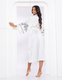 Robe Midi com estampa Aplicada