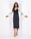 Robe Midi com estampa Aplicada