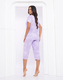 Pijama Capri em malha fria