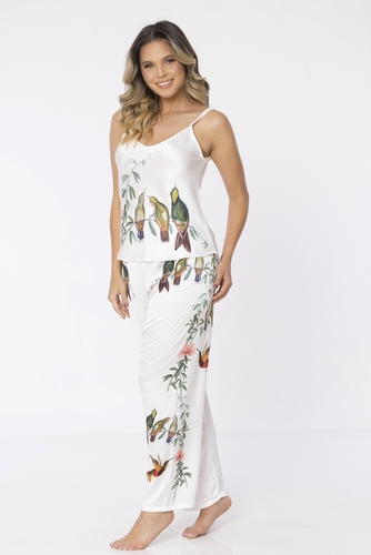 Pijama Curto de Alça Cetim Premium