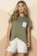 Pijama Short Folha de outono