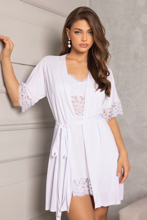 Robe Curto com renda Chantilly