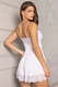 Camisola em Liganete com renda Chanttily