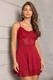 Camisola em Liganete com renda Chanttily