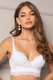 Sutiã Cropped com Renda chanttily