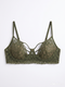 Sutiã Feminino Renda com Aro Sexy Estruturado Elegante Lingerie Sensual