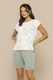 Pijama Bermuda Feminino em Ligante Leve e Respirável Conforto para Dormir