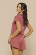 Pijama Americano Feminino Short Lyocell Premium Toque Sedoso