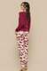 Pijama Longo Feminino Viscose Leve Respirável Toque Macio Conforto Elegante