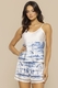 Pijama Curto de Alça em Cetim Feminino Toque Sedoso