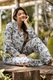 Pijama Americano Feminino Viscose Calça Toque Macio Respirável Conforto Elegante
