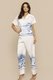 Pijama Americano Feminino Cetim Luxuoso com Calça Toque Sedoso