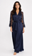 Robe Longo em Cetim com Renda Chantilly