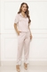 Pijama Cetim Premium Calça e Blusa Manga Curta