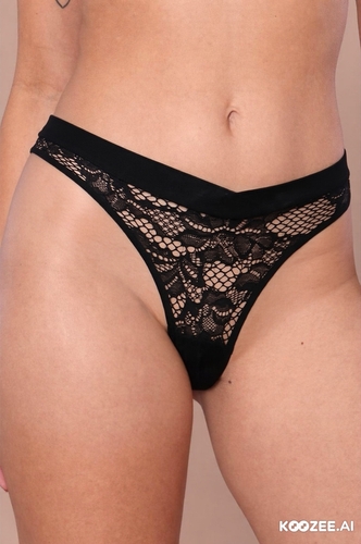 Calcinha Tanga Em Renda ART.RENDA