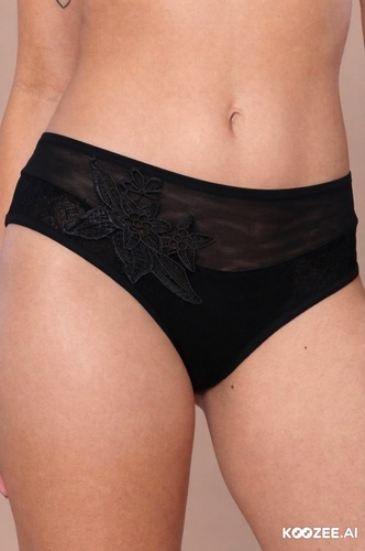 Calcinha Larga com Detalhes em Renda ART.RENDA