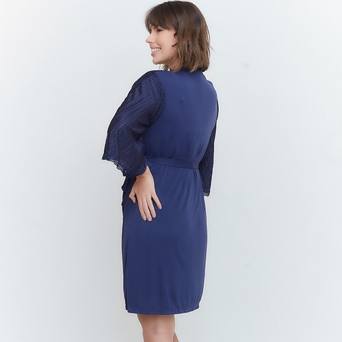 Robe maternidade curto com manga 3/4