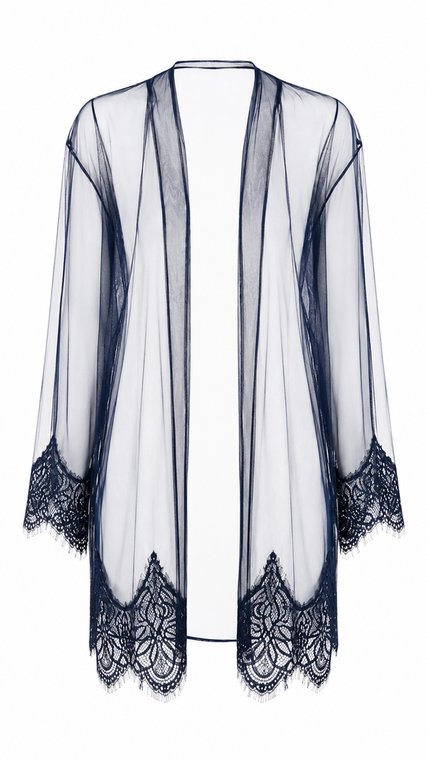 Robe de tule com renda