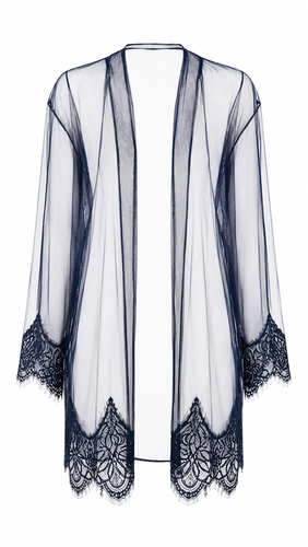 Robe de tule com renda