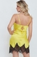 Camisola de cetim e renda chantilly