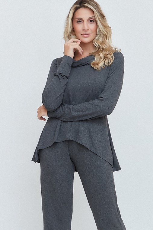 Pijama longo feminino