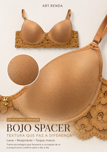 Sutiã Bojo Spacer Feminino ART.RENDA