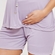 Pijama maternidade curto com fecho na alça