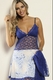 Camisola de liganete com renda