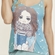Pijama Gestante regata com estampa