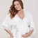 Robe gestante de cetim