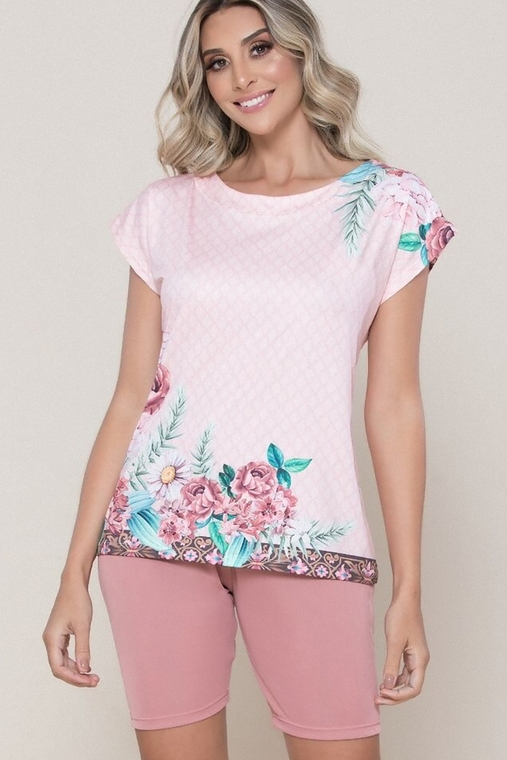 Pijama feminino bermuda