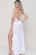 Camisola de renda longa sexy