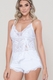 Pijama Baby doll de renda