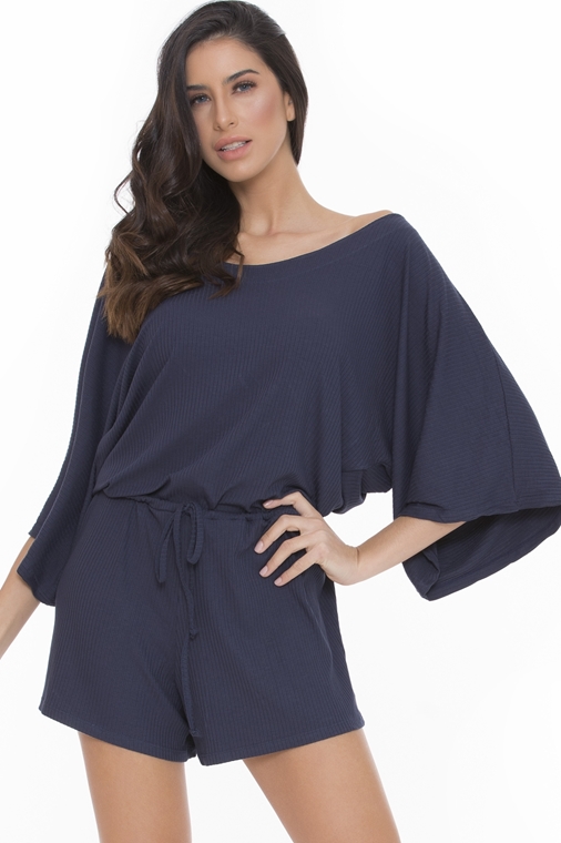 Pijama Macacão Curto Feminino