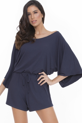 Pijama Macacão Curto Feminino
