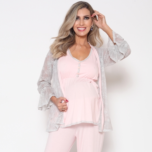 Pijama gestante de calça