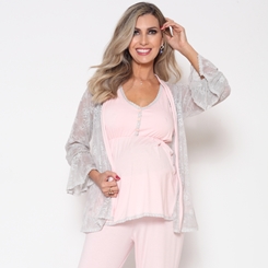 Pijama gestante de calça