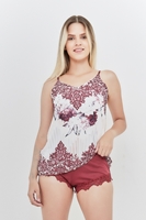 Pijama de alça curta