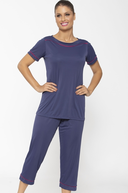 PIJAMA CAPRI EM LIGANETE