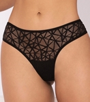 Calcinha tanga fio dental de renda
