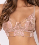Sutiã croped  com detalhes elastico