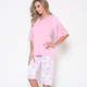 Pijama bermuda e botões